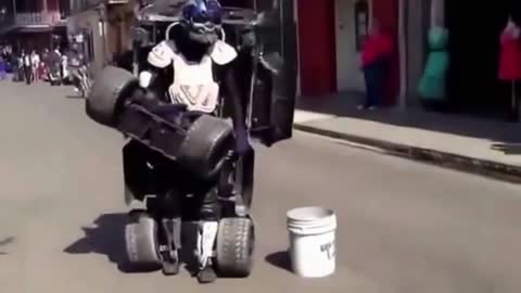 Transformers man | Homem virando Robo Transformers #shorts