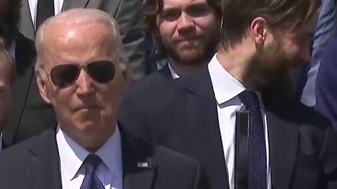NHL Player Laughs Hysterically at Biden's Latest Gaffe