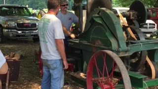 Steam Powered Cedar Shingle Cutter