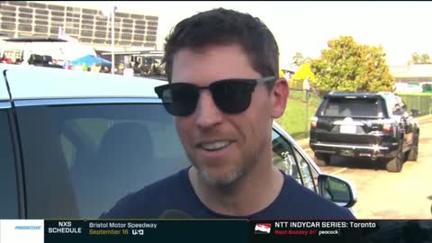 DENNY HAMLIN POST RACE INTERVIEW - 2022 QUAKER STATE 400 NASCAR CUP SERIES AT ATLANTA