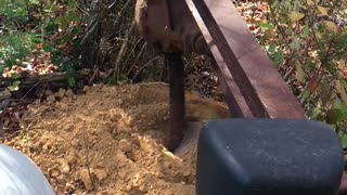 DIY Fence Post Auger