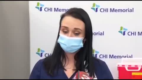 Nurse passes out on live television after taking COVID-19 vaccine!