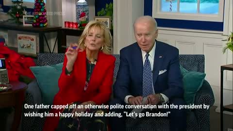Caller to Biden: Merry christmas , let's go Brandon