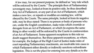 Excerpts from Introduction to the study of the law of the constitution