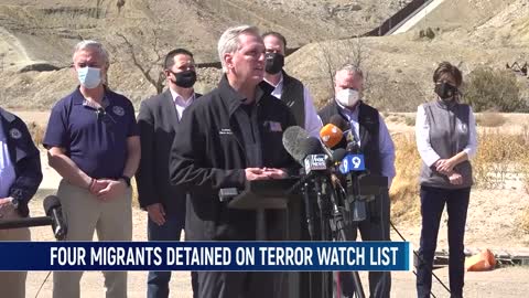 CBP Four Migrants Apprehended At Southern Border On FBI's Terrorist Watchlist