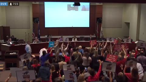 Loudoun County school board abruptly cut off the public comment portion of the board meeting