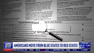 Americans Move From Blue States to Red States