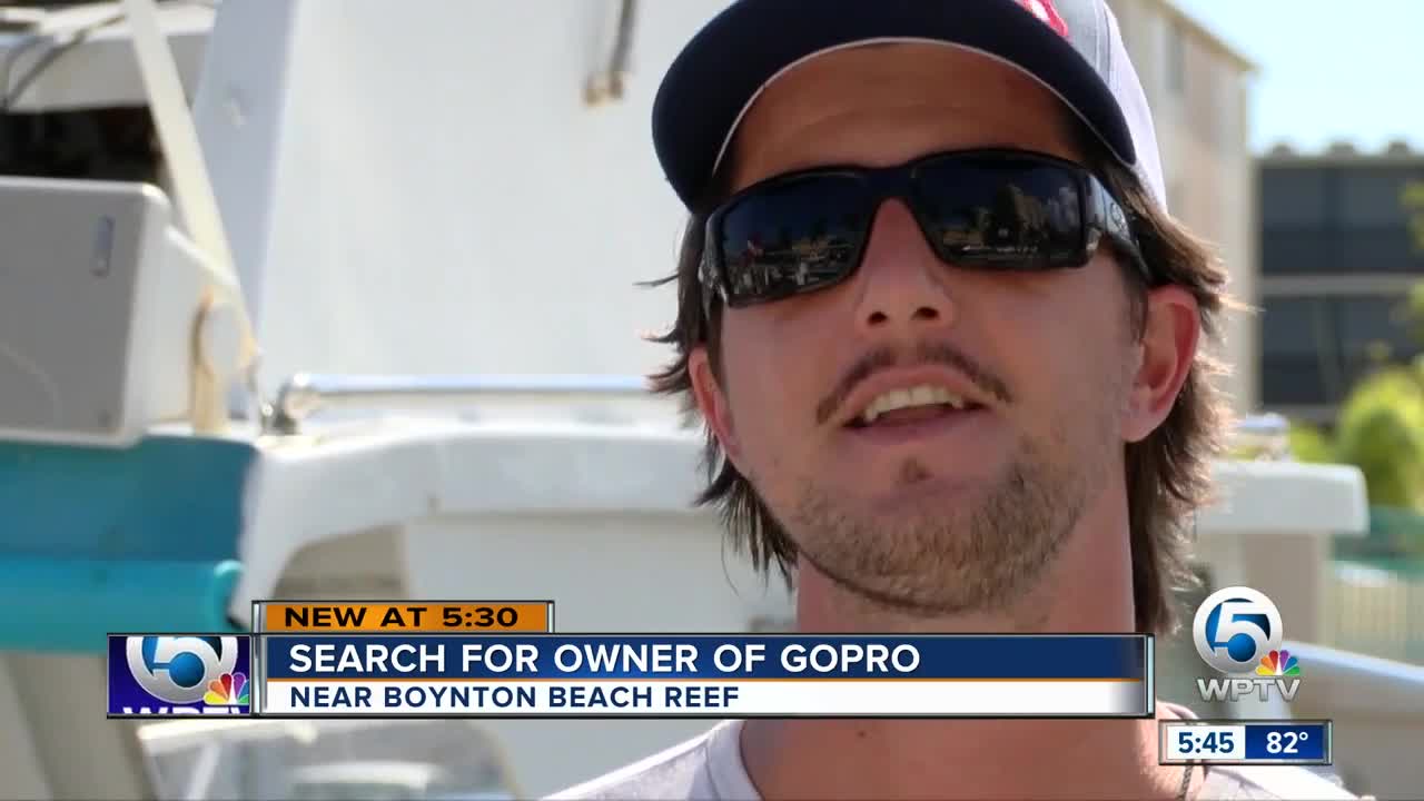 Search for owner of found GoPro near Boynton Beach reef