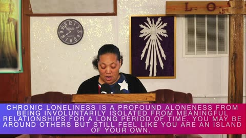 The Spirit of Loneliness - Wed Pm