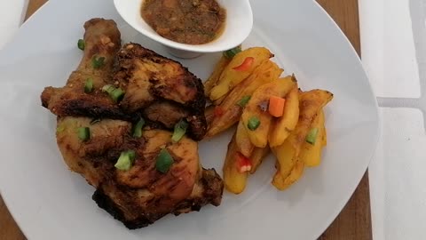 Lunch Idea. CHICKEN AND CHIPS
