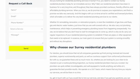 Drain Cleaning Services Surrey