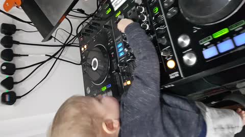 15 month old Eddie the DJ
