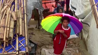 Rohingya refugees rebuilding after March fire