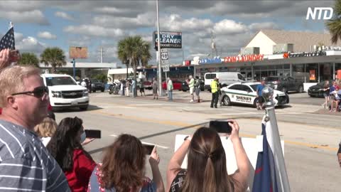 Trump Arrives in West Palm Beach, Florida (Jan. 20) | NTD