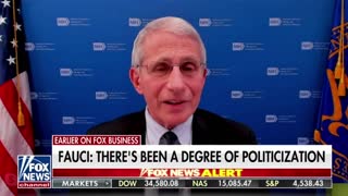 Fauci claims he has stayed out of politics for his entire career.
