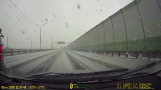 First snow on summer tires