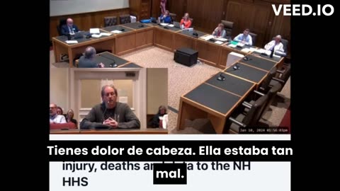 John Beaudoin Highlights Testimonio NH HHS Vacunas Fatales- Covid Español subtítulos