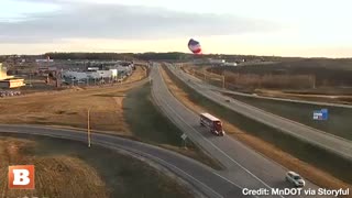 Shocking! Hot Air Balloon Crashes into Power Lines