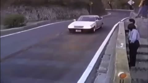 Japanese touge street racing