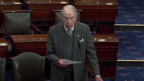 Sen Chuck Grassley talks about the Biden crime family.