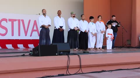 Aikido demonstration.