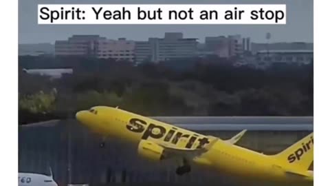 Spirit Airlines: Defying Gravity with a Spirited Takeoff during a Tornado Warning!😂🤦🤣