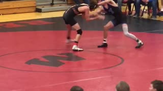 Wrestling Wagner Thane 1st match