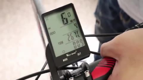 Wireless Waterproof Digital Bike Computer Odometer Speedometer Stopwatch