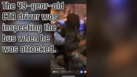 Youths in Chicago Beat a Public Bus Driver.