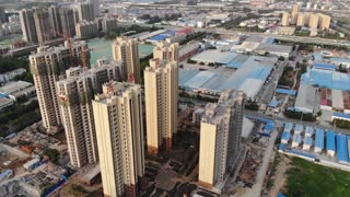 Apartment building construction, Shangqiu 🇨🇳 (2018-05) {aerial}