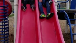 Eli's first time slide