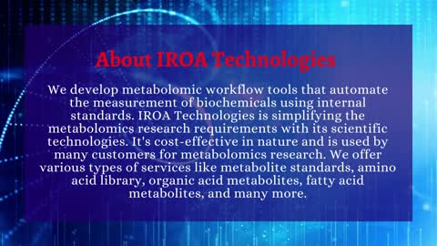 Fatty Acid Metabolism Analysis With IROA Technologies