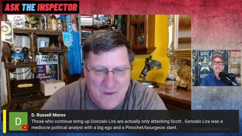 Scott Ritter talks about Gonzalo Lira - Ask The Inspector highlight