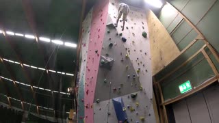 Red 7a route climbing