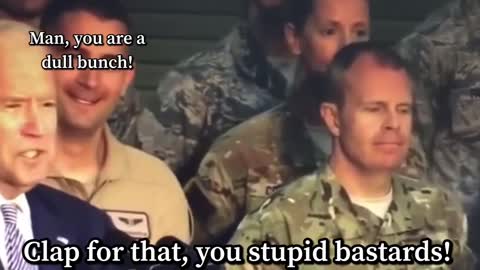 Joe Biden disrespects our military!