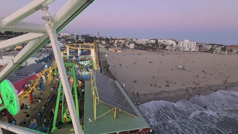 Santa Monica Pier - view from the top of the Wheel