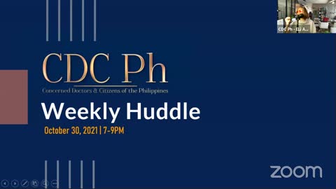 CDC Ph Weekly Huddle October 30, 2021 Conspiracy Meets Reality