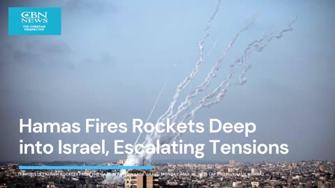 Hamas Fires Rockets Deep into Israel, Escalating Tensions