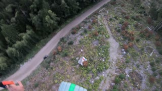 Base Jumpers Leap and Fly off Mountain