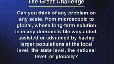 Exponential Growth Arithmetic, Population and Energy, Dr. Albert A. Bartlett