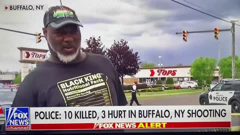 Buffalo resident stuns reporters into silence with reaction to mass shooting