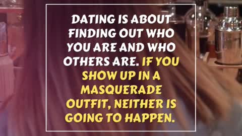 Be authentic when dating someone so you find the right partner #shorts