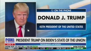 Trump Reacts to Biden's State of the Union: "It's crazy!"