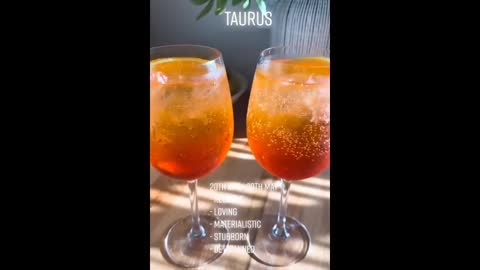 Cocktails for the Zodiac Signs/ Taurus