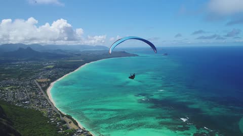 It's really cool. Paragliding Looking at this video,