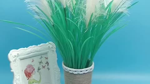 Reed grass, handmade, full of creativity