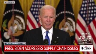 Biden's Brain BREAKS at Start of Live Presser - Spouts Utter Nonsense