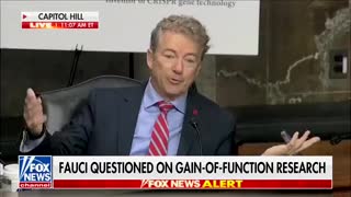 Rand Paul Clashes With Dr. Fauci on Wuhan Funding and COVID Origins