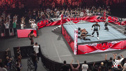 Bronson Reed vs Jey Uso vs Ricochet vs Drew McIntyre Fatal 4 way. Monday Night Raw.