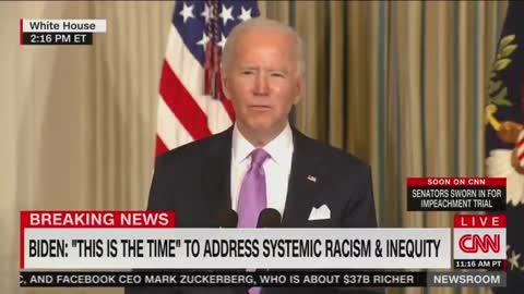 Biden Commits to Forced Anti-White Indoctrination, End's Trump's Anti Racist 1776 Commission